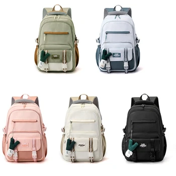 Модные Повседневные Нейлоновые сумки, Школьный рюкзак для подростков, Студенческая школьная сумка