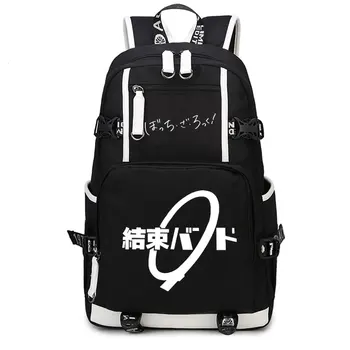 Новый BOCCHI THE ROCK! Рюкзак hitori bocchi, сумка для ноутбука, мужские дорожные сумки, USB-люминесцентный Оксфордский рюкзак, школьный ранец