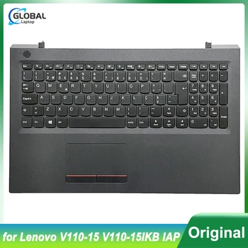 Оригинальная Новая Клавиатура US/EU/PO для ноутбука Lenovo V110-15 V110-15IKB V110-15IAP, Подставка для рук, Замена верхней крышки с сенсорной панелью