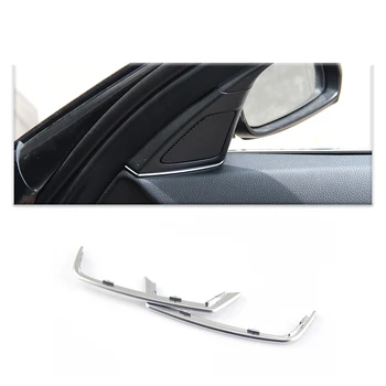 Отделка рамы дверных динамиков блестками для f10 f11 BMW 5 серии 2011-2017 2 шт. наклейки на разъем для дверного твитера Оригинальный материал ABS
