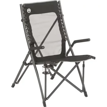 Подвесной стул для кемпинга Coleman Comfortsmart ™ для взрослых, черный пляжный стул, уличный стул, походный стул
