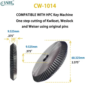 Режущее колесо HPC CW-1014 для слесарных инструментов Kwikset Weslock Weiser