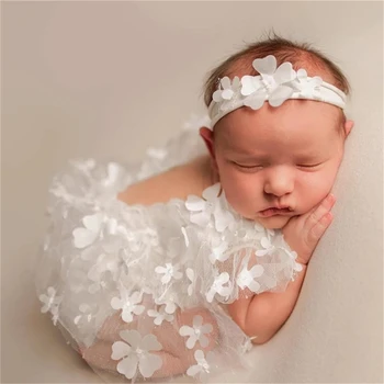 Реквизит для фотосъемки новорожденных, наряд, платье для маленьких девочек, Комбинезон, Кружевная юбка для маленьких девочек
