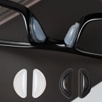 Силиконовые носовые накладки для очков, клейкая силиконовая противоскользящая наклейка на носовые накладки для очков, солнцезащитные очки 5 пар