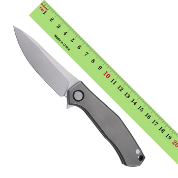Складной Нож Green Thorn Poker CADRS (3,34 дюйма) D2 Лезвие TC4 Титановая Ручка Для Выживания в Кемпинге На открытом воздухе Практичный Карманный Нож EDC