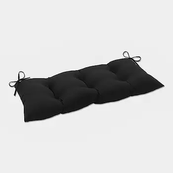 Твердый внутренний/ Наружный Плетеный диван/ подушка-качели с ворсом, Устойчив к атмосферным воздействиям и выцветанию, 19 