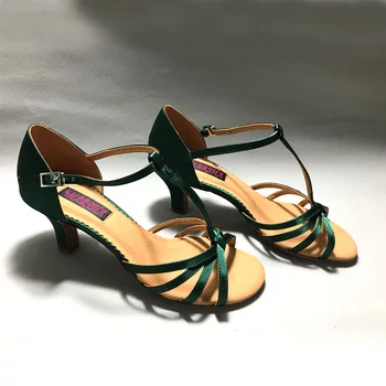 Туфли для латиноамериканских танцев, туфли для Сальсы, танго, свадебные и вечерние туфли для женщин, элегантная модель 6256DG