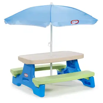 Храните Детский Столик для пикника с зонтиком