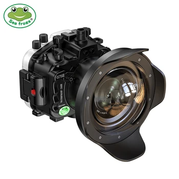 Чехол для камеры для подводного плавания Seafrogs с широкоугольным объективом для оборудования для подводной съемки Sony A7S III Корпус камеры