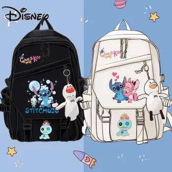 Школьный рюкзак Disney Baby Shi Diqi Большой емкости, милый школьный рюкзак для мальчиков и девочек.