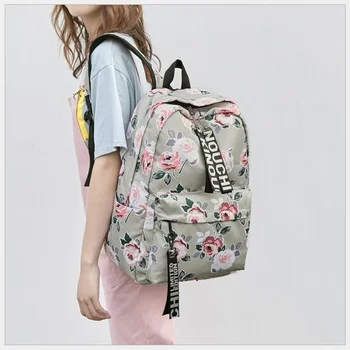 школьный рюкзак в китайском стиле с цветочным рисунком, рюкзаки с цветами для девочек-подростков, сумки для ноутбуков, сумка для компьютера, подарок
