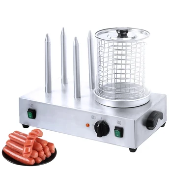 Электрическая Грелка для хот-догов, Машина Для изоляции сосисок, Пароварка для хот-догов, Коммерческая машина для приготовления сосисок